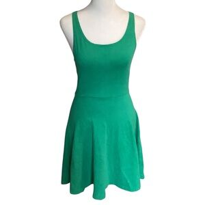 Express XS Vibrant Green Sleeveless Mini Dress-2014